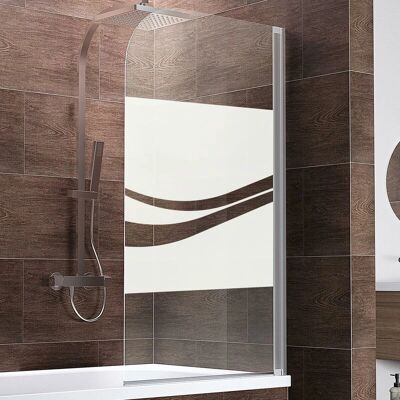 Paroi de Douche Pliable Schulte - 80x140 cm, Verre de Sécurité, Profil en Aluminium - Publicité Paroi de Douche Pliable Schulte - 80x140 cm, Verre de Sécurité, Profil en Aluminium - Publicité
