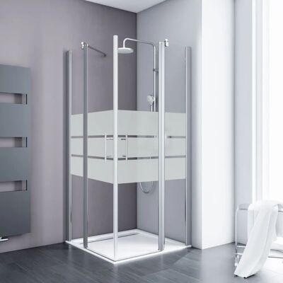 Schulte Aluminium-Natur Alexa Style 2.0 Duschkabine - 90x90 cm Schulte Aluminium-Natur Alexa Style 2.0 Duschkabine - 90x90 cm