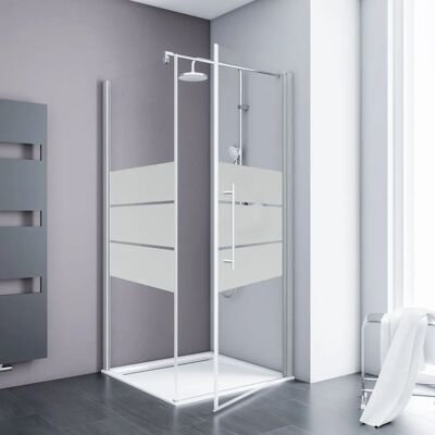 Schulte Alu-Natur Alexa Style 2.0 Duschkabine - 90x90 cm, ESG, Dreh- / Schwingtür Schulte Alu-Natur Alexa Style 2.0 Duschkabine - 90x90 cm, ESG, Dreh- / Schwingtür