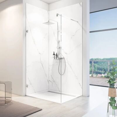SCHULTE - ExpressPlus DecoDesign - Weiss - Duschrückwand SCHULTE - ExpressPlus DecoDesign - Weiss - Duschrückwand
