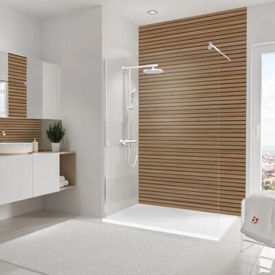 SCHULTE DecoDesign - Lärche - 150 x 255 cm - horizontal - Duschrückwand SCHULTE DecoDesign - Lärche - 150 x 255 cm - horizontal - Duschrückwand