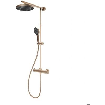 Colonne de douche Cobreado 42x92cm - Mélangeur thermostatique, Tête ronde réglable - Publicité Colonne de douche Cobreado 42x92cm - Mélangeur thermostatique, Tête ronde réglable - Publicité