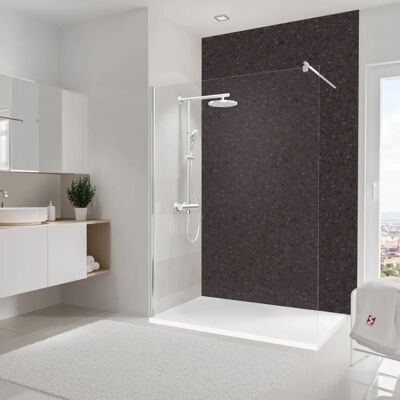 SCHULTE - DecoDesign - Terrazzo-Anthrazit - Duschrückwand SCHULTE - DecoDesign - Terrazzo-Anthrazit - Duschrückwand