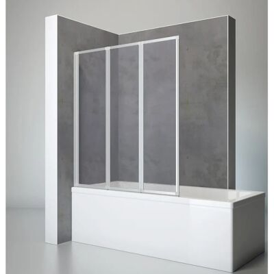 Schulte Duschwand - 127 x 140 cm, Faltbar, 3mm Sicherheitsglas Schulte Duschwand - 127 x 140 cm, Faltbar, 3mm Sicherheitsglas