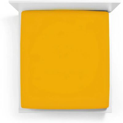 Formesse Jersey-Spannleintuch Bella Donna 180/200 cm - 200/220 cm Curry Gelb - Bettwäsche Formesse Jersey-Spannleintuch Bella Donna 180/200 cm - 200/220 cm Curry Gelb - Bettwäsche