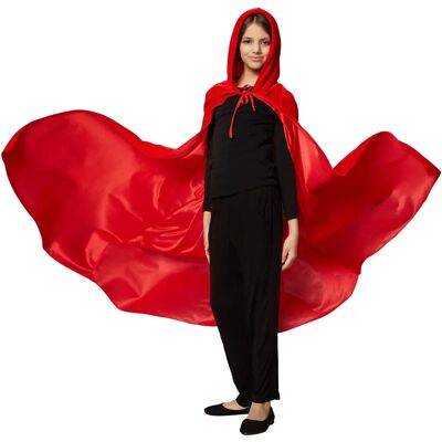 TecTake GmbH Mystischer Umhang mit Kapuze - Children's Costume - Red TecTake GmbH Mystischer Umhang mit Kapuze - Children's Costume - Red