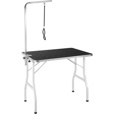 Table de Toilettage tectake avec Support Ajustable - Noir/Blanc - Publicité Table de Toilettage tectake avec Support Ajustable - Noir/Blanc - Publicité