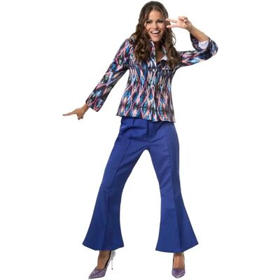 TecTake GmbH Disco Queen Blue L - Women’s Costume TecTake GmbH Disco Queen Blue L - Women’s Costume