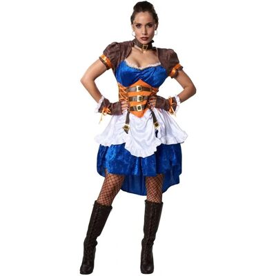 TecTake GmbH - Steampunk Abenteurerin - Blue - Costume TecTake GmbH - Steampunk Abenteurerin - Blue - Costume