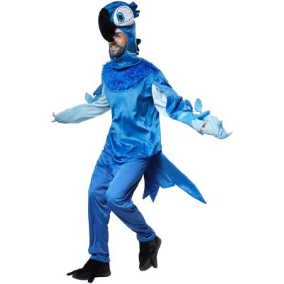 TecTake GmbH Blue Parrot Costume - Exotic Bird Dress TecTake GmbH Blue Parrot Costume - Exotic Bird Dress