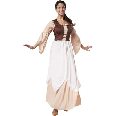 TecTake GmbH Medieval Costume - Brown/White - Elegant & Comfortable TecTake GmbH Medieval Costume - Brown/White - Elegant & Comfortable