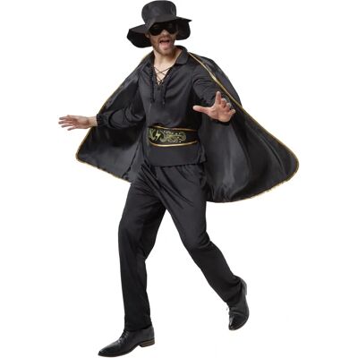 TecTake Zorro Herrenkostüm - Schwarz TecTake Zorro Herrenkostüm - Schwarz