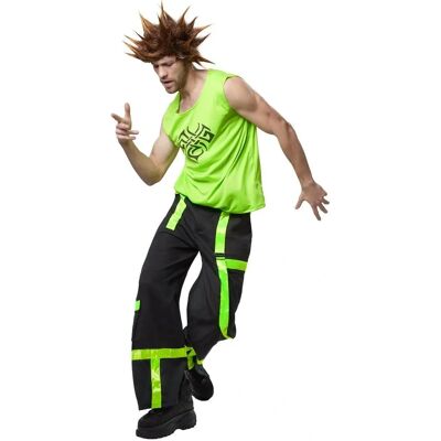 TecTake GmbH Neon Raver Costume - M TecTake GmbH Neon Raver Costume - M