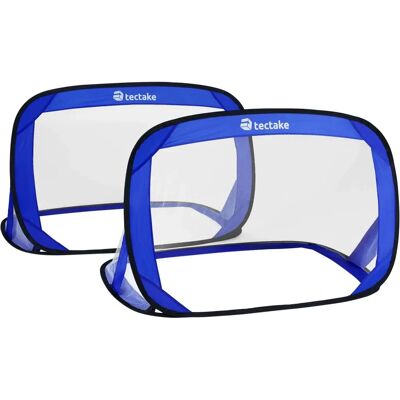 Tectake - Portería de fútbol automática - Azul - Equipo deportivo Tectake - Portería de fútbol automática - Azul - Equipo deportivo