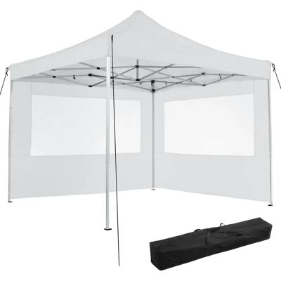 Tectake 403148 Faltbares Weißes Pavillon - Gartenzelt Tectake 403148 Faltbares Weißes Pavillon - Gartenzelt