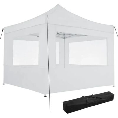 TecTake 403153 Pavillon - Weiß, 3x3 m, zusammenklappbar, wasserdicht TecTake 403153 Pavillon - Weiß, 3x3 m, zusammenklappbar, wasserdicht