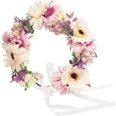 TecTake Blumenkranz - Bunt Kopfschmuck TecTake Blumenkranz - Bunt Kopfschmuck