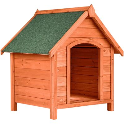 Tectake Maison pour Chiens Bailey - Cabane en Bois Imperméable - Marron - Publicité Tectake Maison pour Chiens Bailey - Cabane en Bois Imperméable - Marron - Publicité