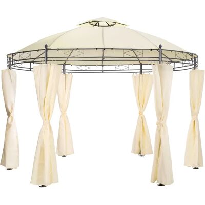Tectake 403266 Pavillon - Creme, Stabil, Wasserabweisend - Garten, Party, Camping Tectake 403266 Pavillon - Creme, Stabil, Wasserabweisend - Garten, Party, Camping