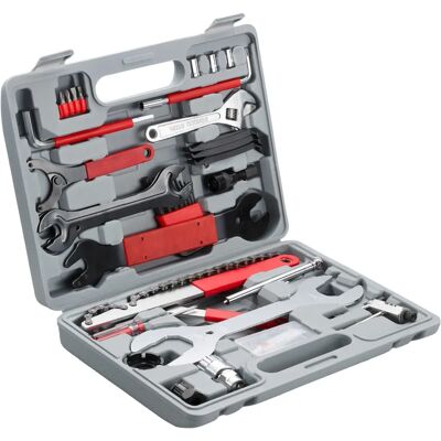 Tectake 50-Piece Bike Tool Kit - bike tool set, tool set, bike tools - grey Tectake 50-Piece Bike Tool Kit - bike tool set, tool set, bike tools - grey