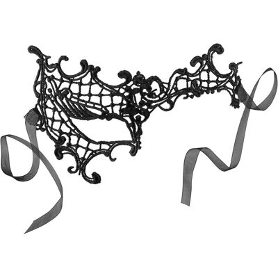 TecTake GmbH Fantomina Black Lace Mask TecTake GmbH Fantomina Black Lace Mask