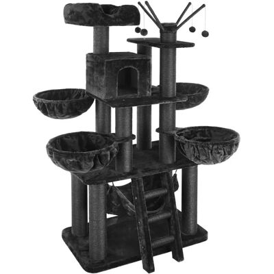 tectake Gismo Kratzbaum 195cm - schwarz tectake Gismo Kratzbaum 195cm - schwarz
