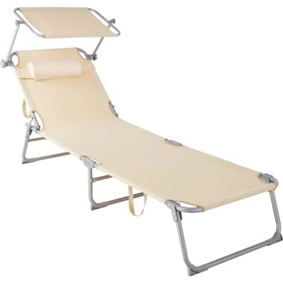 Tectake Chloé Beach Chair - Adjustable, Lightweight, Stable - Beach Chair Tectake Chloé Beach Chair - Adjustable, Lightweight, Stable - Beach Chair