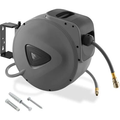 Tectake Tragbarer Druckluftschlauch mit Reel - 20 m Tectake Tragbarer Druckluftschlauch mit Reel - 20 m