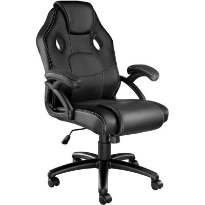 TecTake 403457 Schwarzer Rennbürostuhl - Büro & Gaming TecTake 403457 Schwarzer Rennbürostuhl - Büro & Gaming