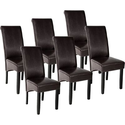 Tectake 403497 Ensemble de Mobilier pour Salon - Chaises de Salle à Manger Ergonomiques, Marron - Publicité Tectake 403497 Ensemble de Mobilier pour Salon - Chaises de Salle à Manger Ergonomiques, Marron - Publicité