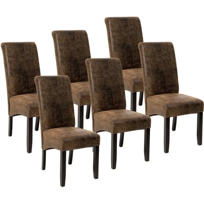 Conjunto de Muebles para Salón - Marrón Tectake Conjunto de Muebles para Salón - Marrón Tectake