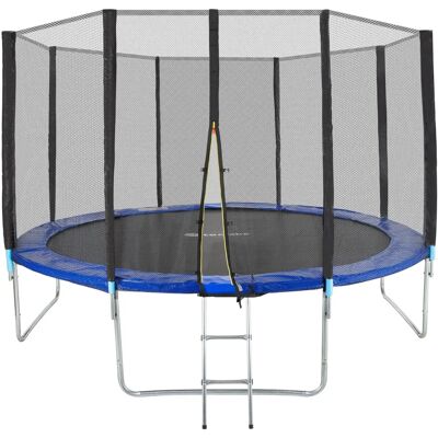 Tectake Garfunky W-Shape Steel Kids Trampoline - Safety Net Tectake Garfunky W-Shape Steel Kids Trampoline - Safety Net