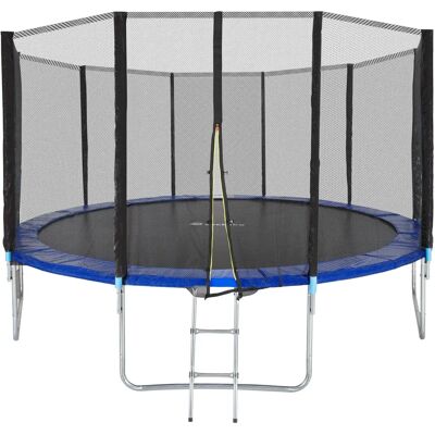 Tectake 403521 Freizeit- und Garten-Trampolin - Sicherheitsnetz, Stahlrahmen, 427 cm Tectake 403521 Freizeit- und Garten-Trampolin - Sicherheitsnetz, Stahlrahmen, 427 cm