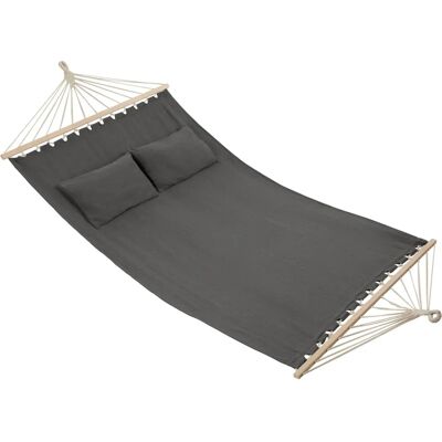 Tectake Grey Hammock - Double, Indoor/Outdoor Relaxation Tectake Grey Hammock - Double, Indoor/Outdoor Relaxation