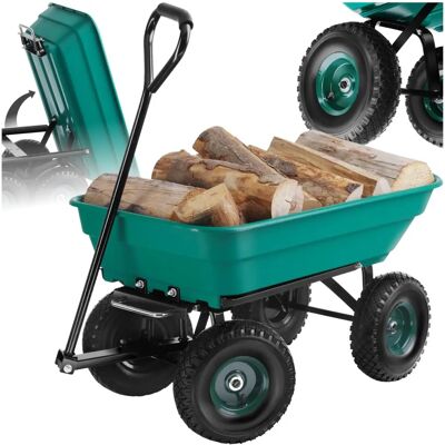 tectake Cubbi Gartenschubkarre - 120kg Tragkraft - Grün tectake Cubbi Gartenschubkarre - 120kg Tragkraft - Grün