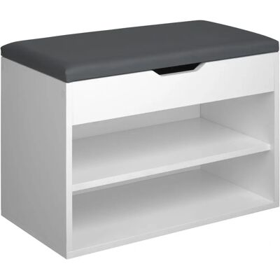 Organisateur de Chaussures Blanc TecTake - Modèle 403614 - Rangement Compact - Publicité Organisateur de Chaussures Blanc TecTake - Modèle 403614 - Rangement Compact - Publicité