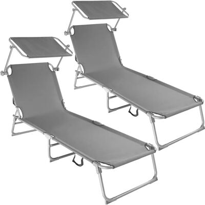 TecTake Strandkorb Grau Polyester - Strandkorb TecTake Strandkorb Grau Polyester - Strandkorb