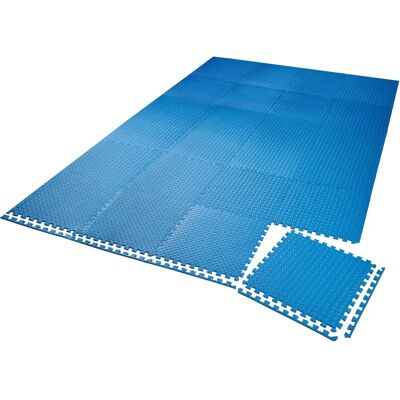 TecTake 404134 Tapis de yoga bleu - Publicité TecTake 404134 Tapis de yoga bleu - Publicité