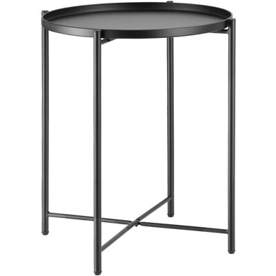 Tectake Chester Side Table - Rustic, Black, 45.5x45.5x53cm Tectake Chester Side Table - Rustic, Black, 45.5x45.5x53cm