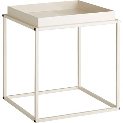 TecTake Modell 404184 Creme Stapelbarer Beistelltisch - Beistelltisch TecTake Modell 404184 Creme Stapelbarer Beistelltisch - Beistelltisch
