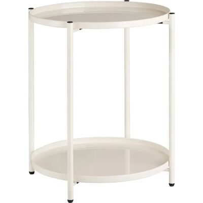 Tectake Oxford Crème Side Table - Side Table Tectake Oxford Crème Side Table - Side Table
