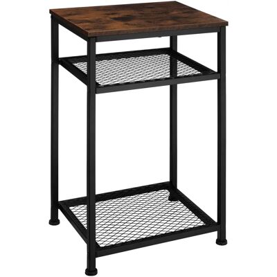 Table d’appoint York de tectake - Bois industriel foncé, MDF - Table de salon - Publicité Table d’appoint York de tectake - Bois industriel foncé, MDF - Table de salon - Publicité