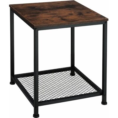 Tectake Derby Industrial Dark Wood Side Table - Side/End Table Tectake Derby Industrial Dark Wood Side Table - Side/End Table
