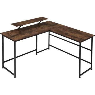 Tectake Melrose Eckschreibtisch - Industrie Dunkel - 140x130x76,5cm Tectake Melrose Eckschreibtisch - Industrie Dunkel - 140x130x76,5cm