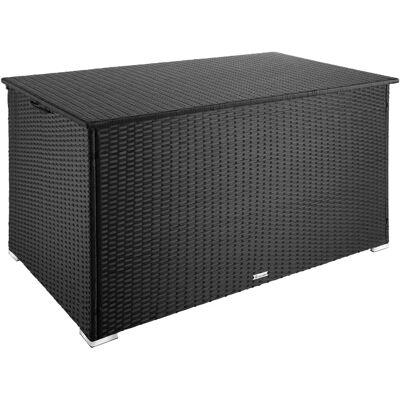 Coffre de rangement en aluminium noir Tectake - 404243 - Rangement extérieur - Publicité Coffre de rangement en aluminium noir Tectake - 404243 - Rangement extérieur - Publicité