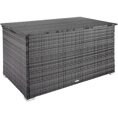 TecTake Aluminium Grau Aufbewahrungsbox - Großes Fassungsvermögen TecTake Aluminium Grau Aufbewahrungsbox - Großes Fassungsvermögen