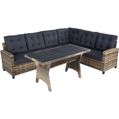 tectake Garten Lounge Set - Braun, Modular, UV-beständig - Gartenmöbel tectake Garten Lounge Set - Braun, Modular, UV-beständig - Gartenmöbel