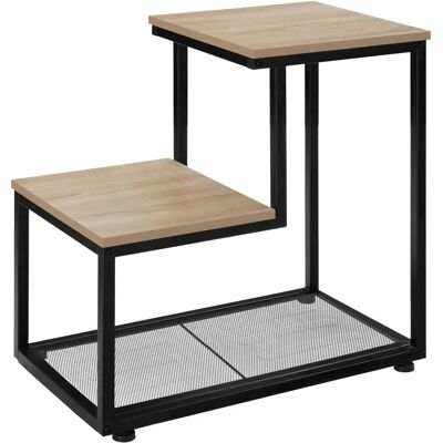 Table de chevet Halifax de tectake en bois clair industriel - Table d'appoint - Publicité Table de chevet Halifax de tectake en bois clair industriel - Table d'appoint - Publicité