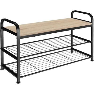TecTake Modell 404286 Industrialer Schuhorganizer Eiche Sonoma TecTake Modell 404286 Industrialer Schuhorganizer Eiche Sonoma