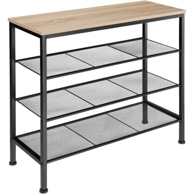 TecTake 404294 Organiseur de chaussures - Bois léger industriel - Rack à chaussures - Publicité TecTake 404294 Organiseur de chaussures - Bois léger industriel - Rack à chaussures - Publicité